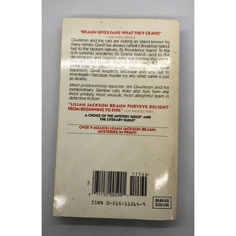 Cat Who Moved a Mountain by Lilian Jackson Braun (1992, Uk- a Format Paperback)